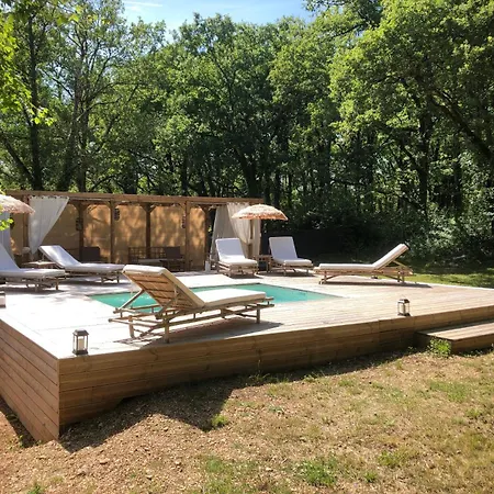Maison Avec Terrasse En Bois Et Piscine *